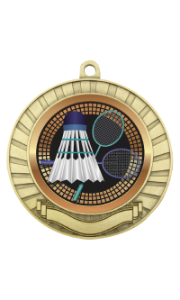 Eco Scroll Badminton Gold