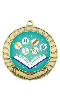Eco Scroll Medal Genius Gold