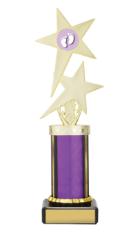 Purple Twin Star with Logo 250mm