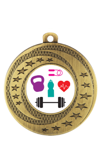 Wayfare Medal Fitness Gold