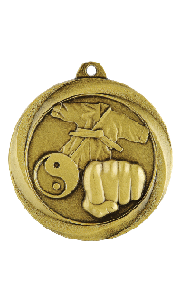 Martial Arts Econo Medal Gold