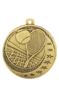 Tennis Wayfare Medal Gold