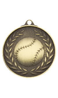 Baseball _ Softball Wreath – Antique Gold